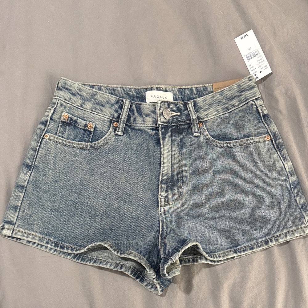 PacSun Women's Light Blue Jean Shorts